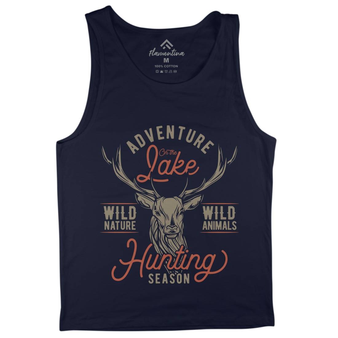 Deer Hunt Mens Tank Top Vest Animals B825