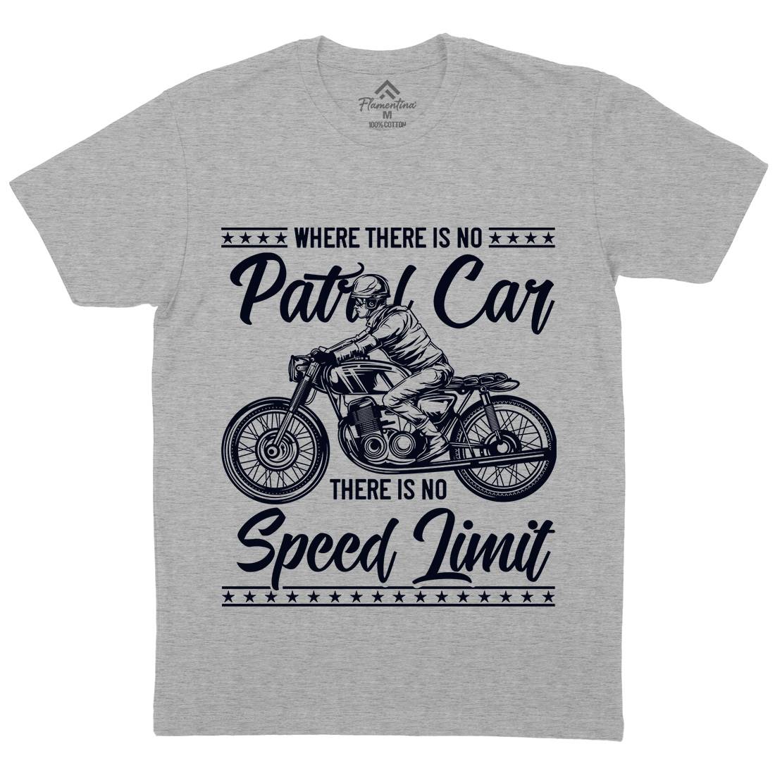 Limit Mens Crew Neck T-Shirt Motorcycles B828