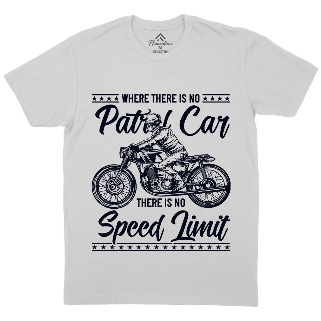 Limit Mens Crew Neck T-Shirt Motorcycles B828