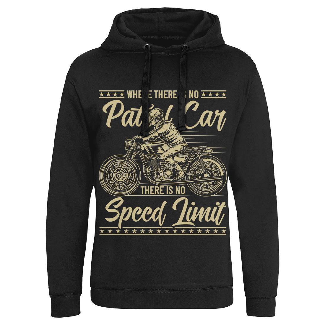 Limit Mens Hoodie Without Pocket Motorcycles B828