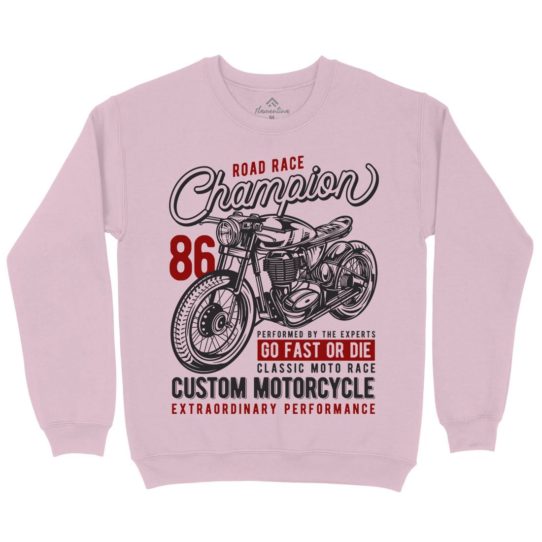 Champion Kids Crew Neck Sweatshirt Motorcycles B830