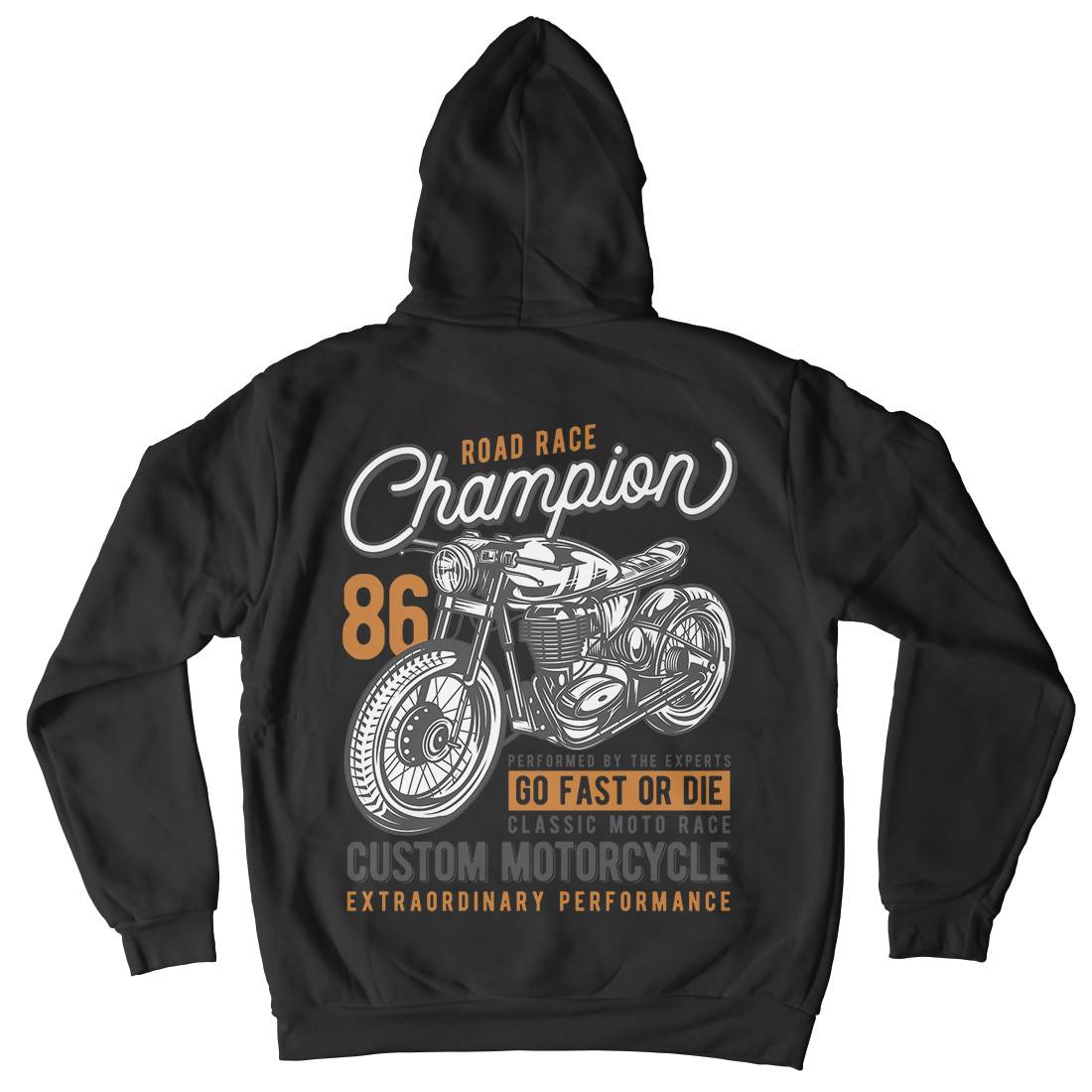 Champion Mens Hoodie With Pocket Motorcycles B830