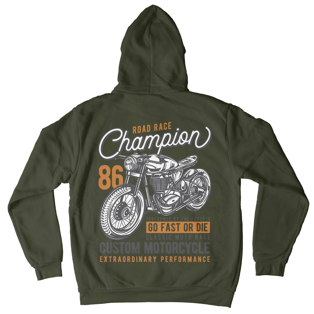 Champion Kids Crew Neck Hoodie Motorcycles B830