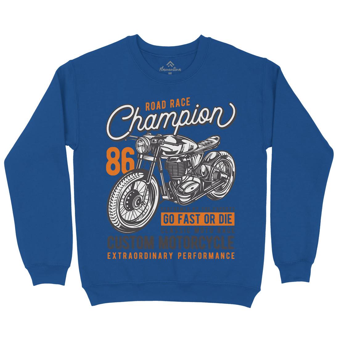 Champion Mens Crew Neck Sweatshirt Motorcycles B830