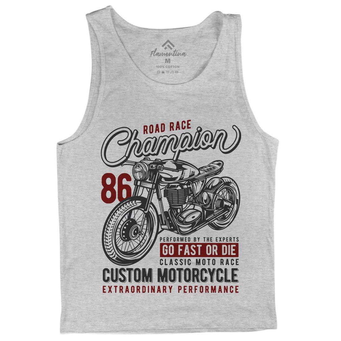 Champion Mens Tank Top Vest Motorcycles B830