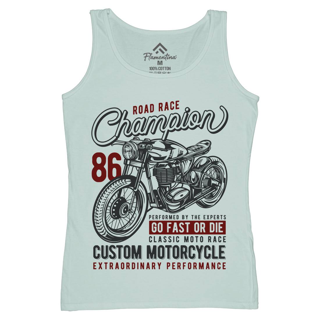Champion Womens Organic Tank Top Vest Motorcycles B830