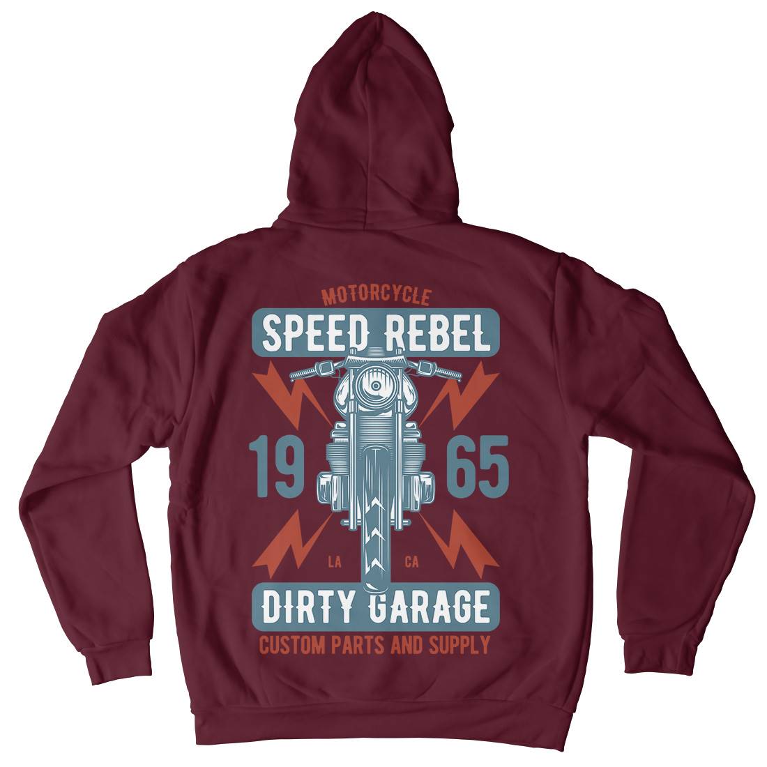 Speed Rebel Kids Crew Neck Hoodie Motorcycles B832
