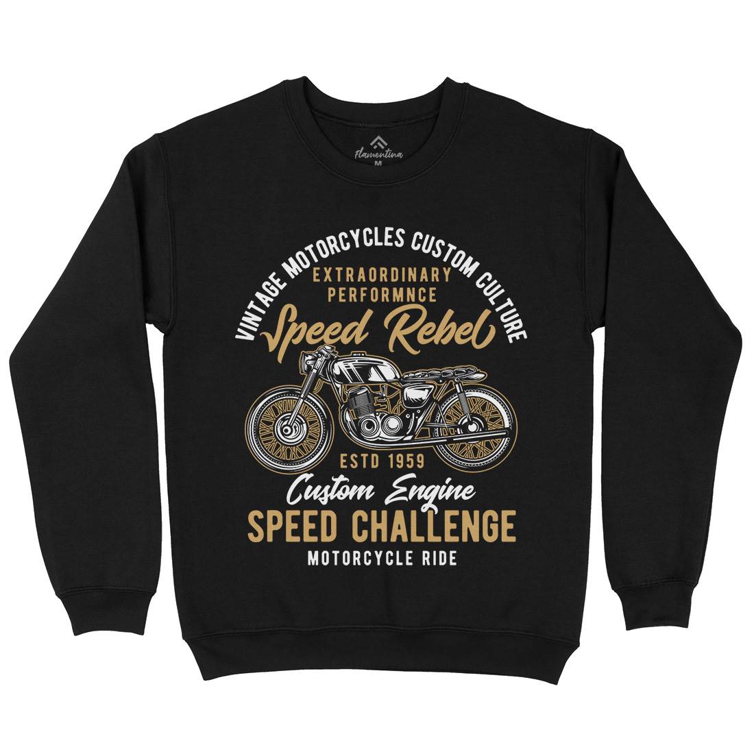 Speed Rebel Kids Crew Neck Sweatshirt Motorcycles B833