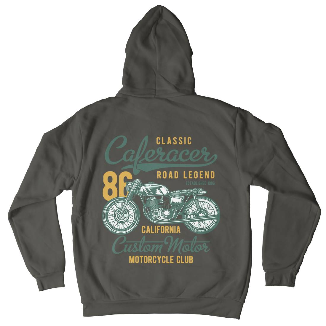 Caferacer Kids Crew Neck Hoodie Motorcycles B834