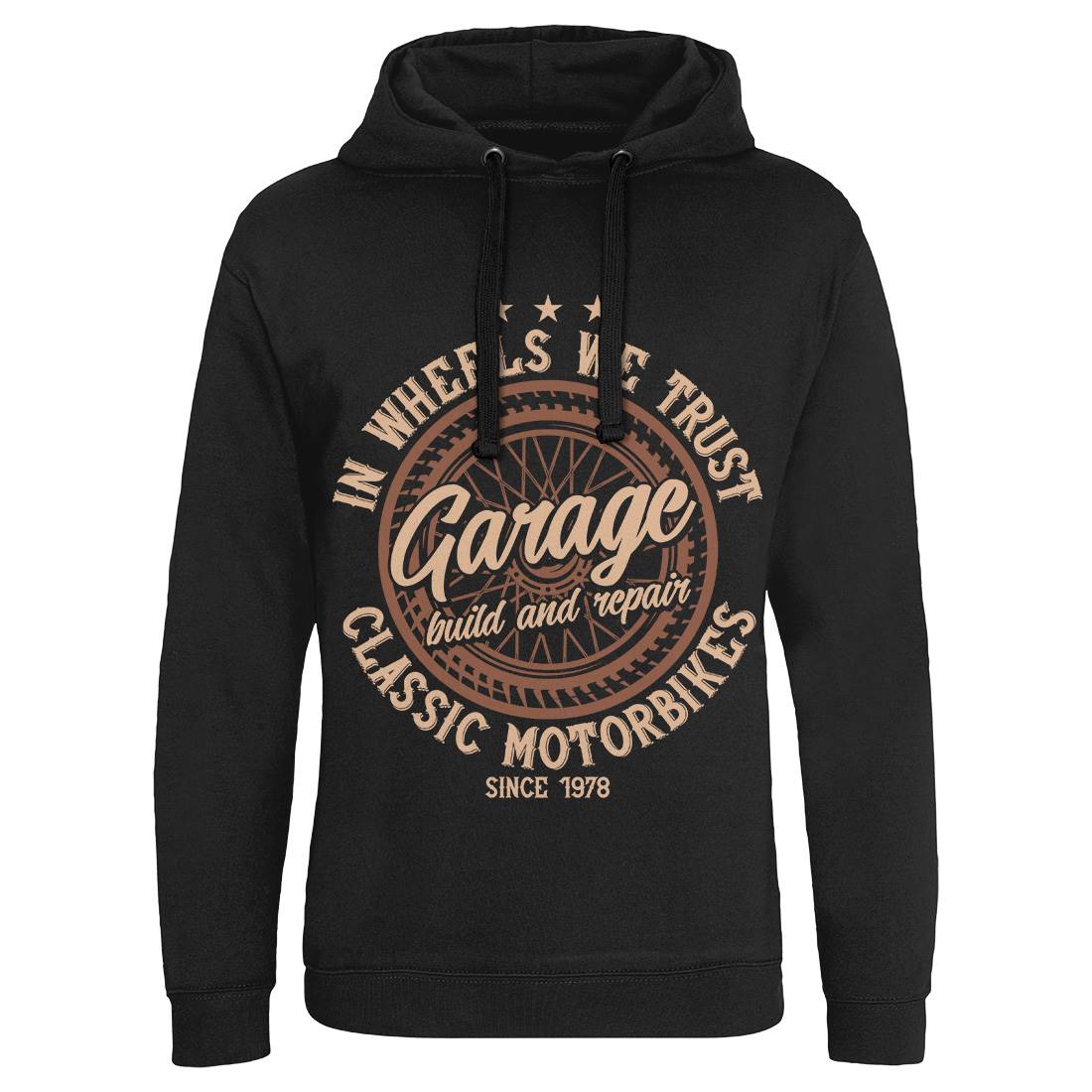 Wheels Mens Hoodie Without Pocket Motorcycles B841