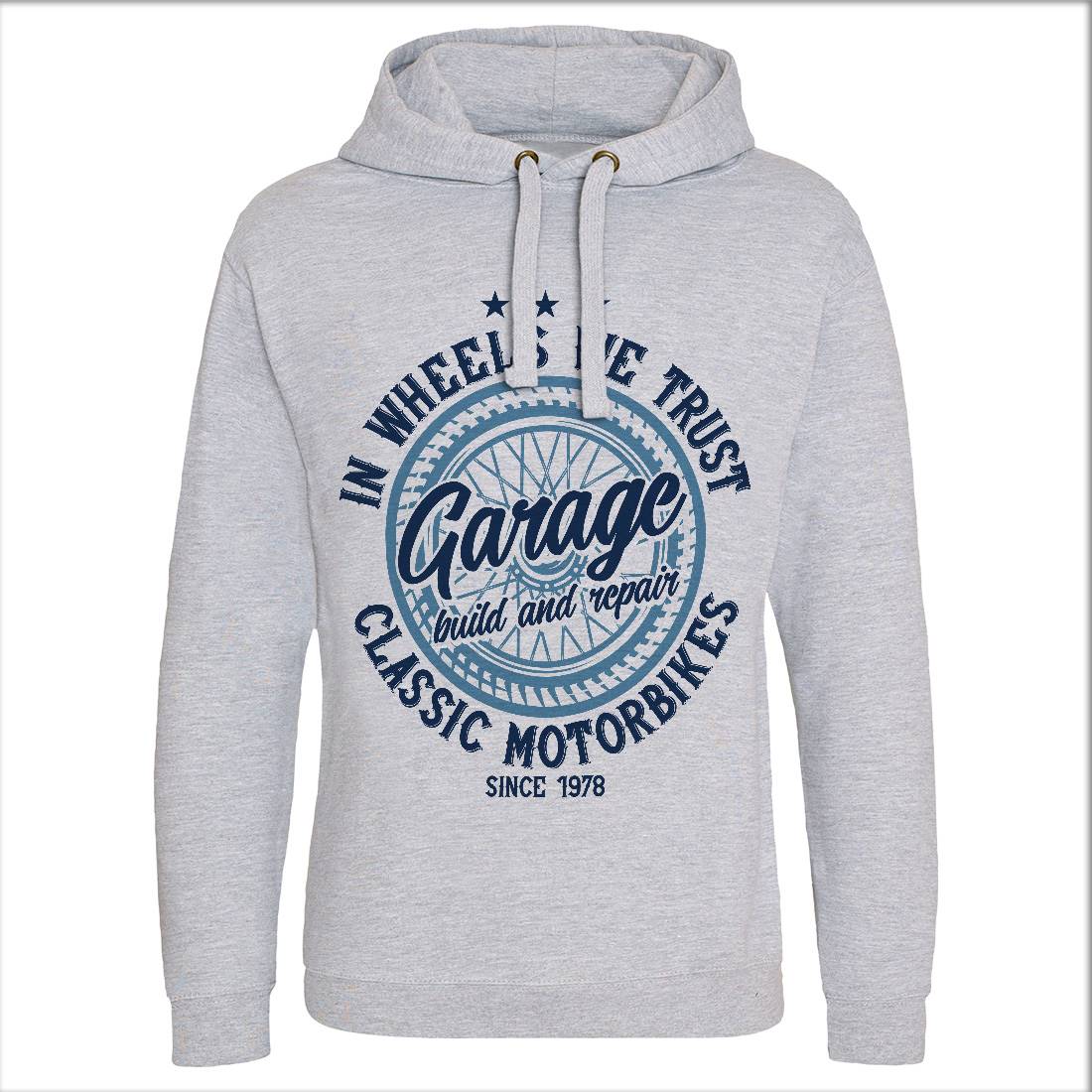 Wheels Mens Hoodie Without Pocket Motorcycles B841