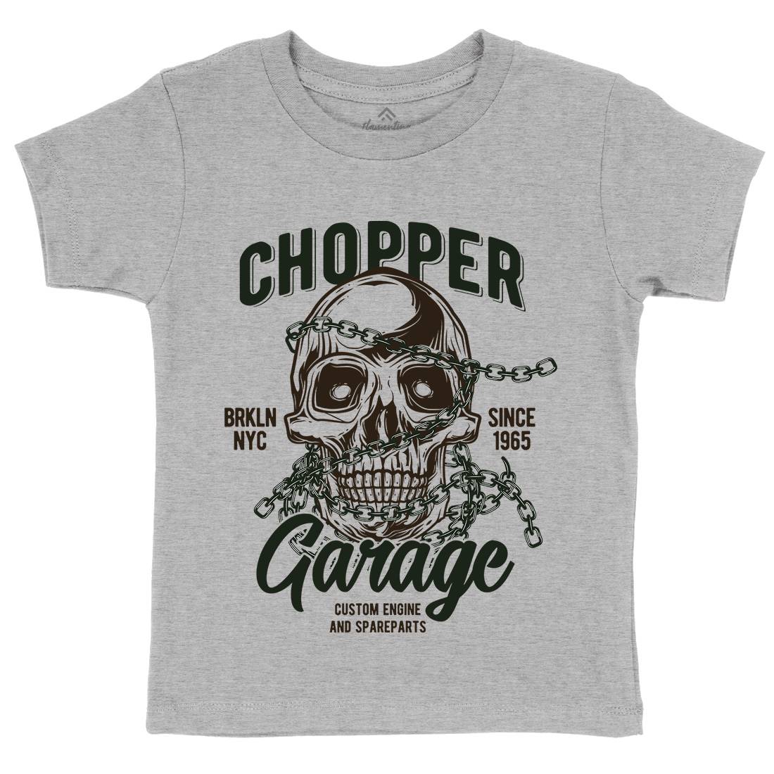 Chopper Kids Crew Neck T-Shirt Motorcycles B846