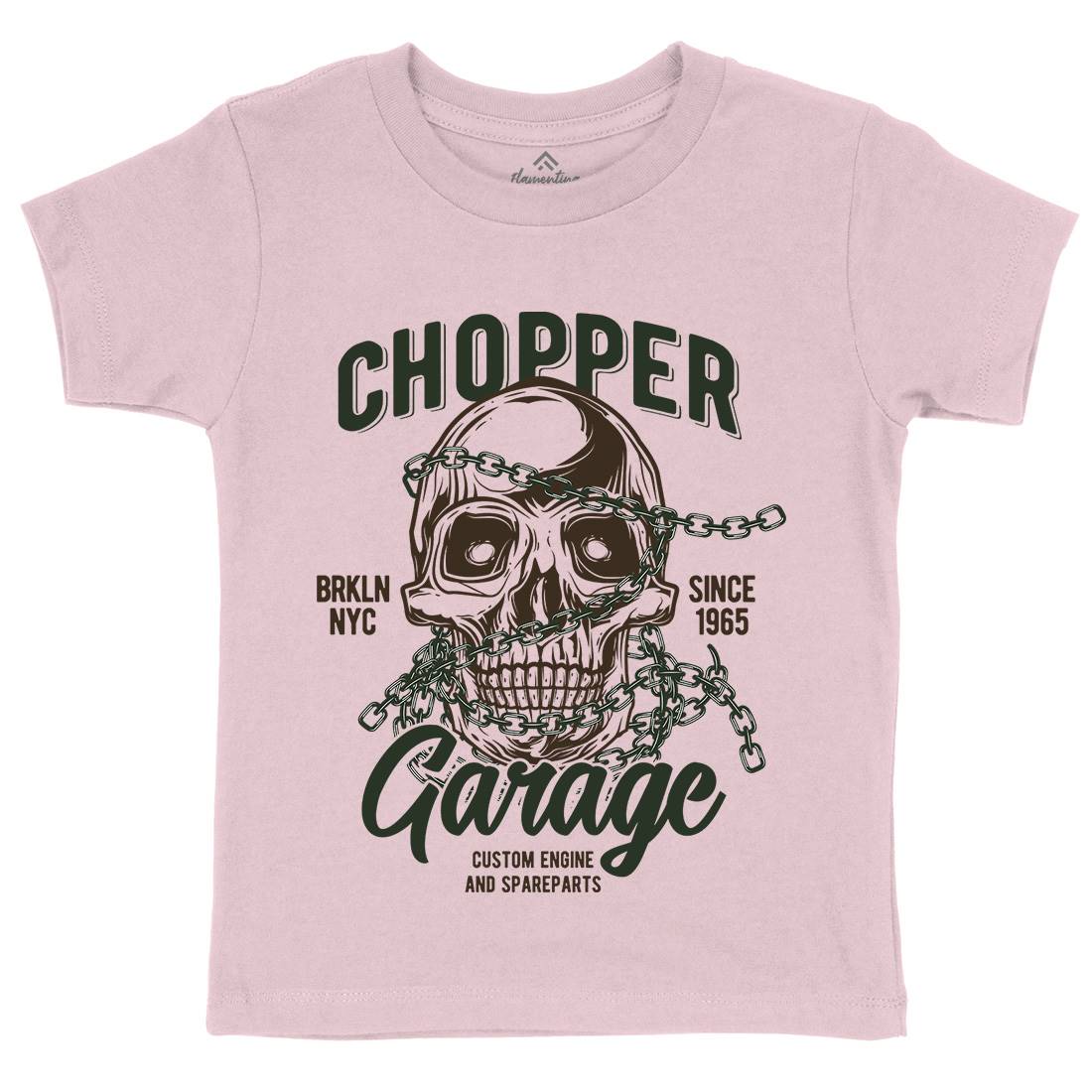 Chopper Kids Crew Neck T-Shirt Motorcycles B846