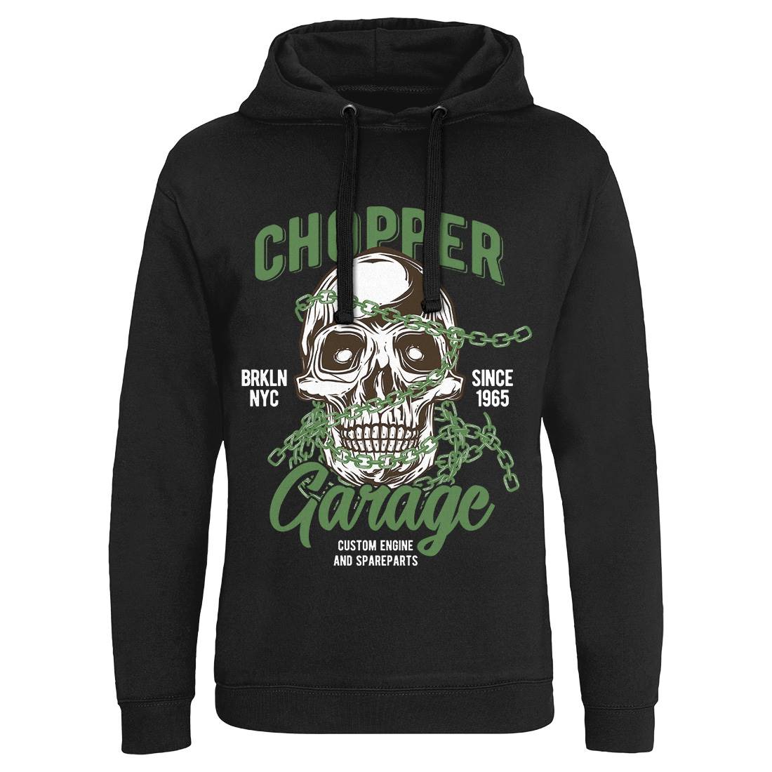Chopper Mens Hoodie Without Pocket Motorcycles B846