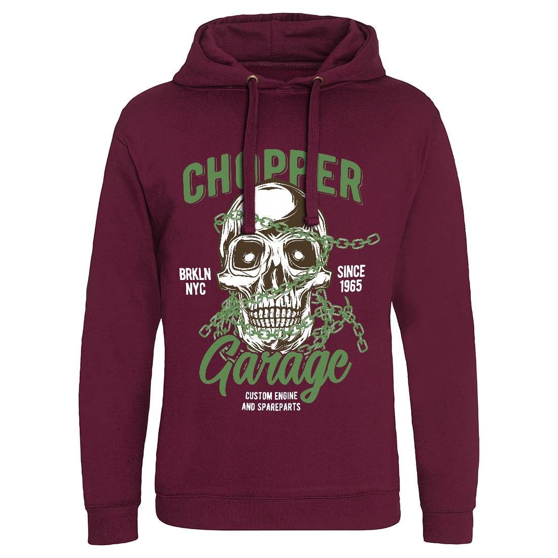 Chopper Mens Hoodie Without Pocket Motorcycles B846
