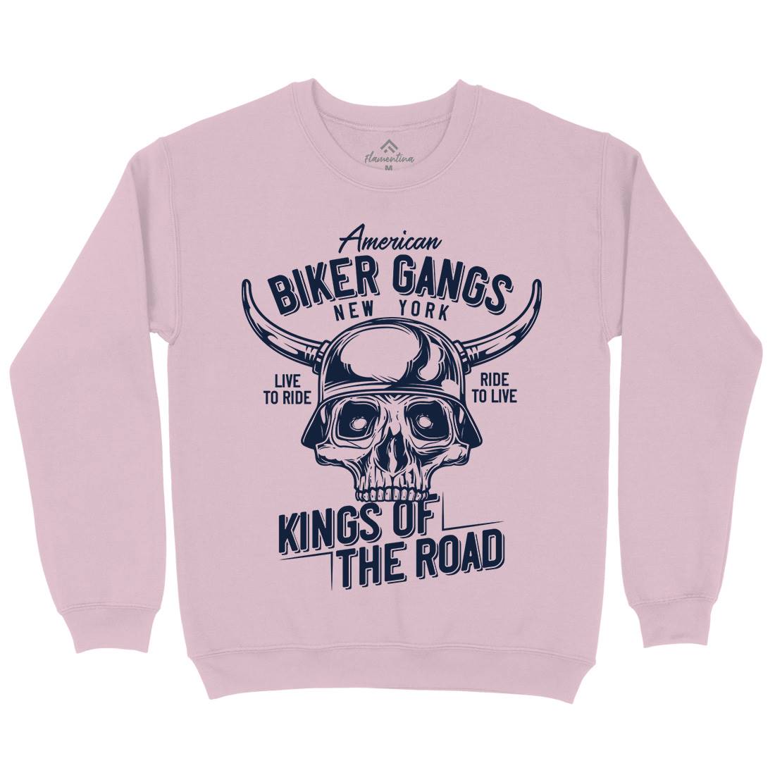 Biker Gangs Kids Crew Neck Sweatshirt Motorcycles B850