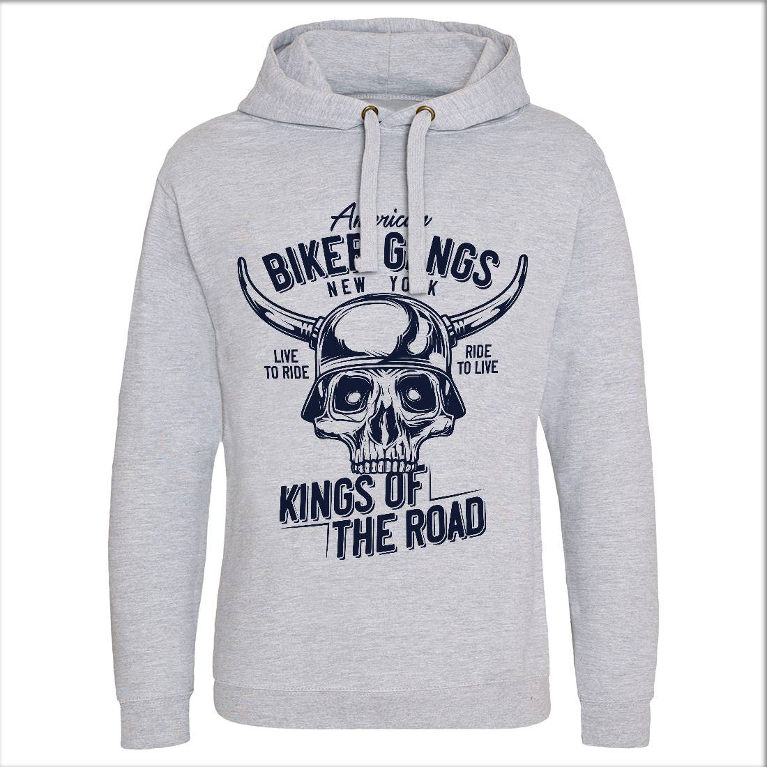 Biker Gangs Mens Hoodie Without Pocket Motorcycles B850