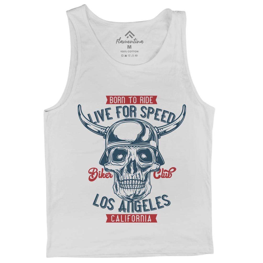 Live For Speed Mens Tank Top Vest Motorcycles B851