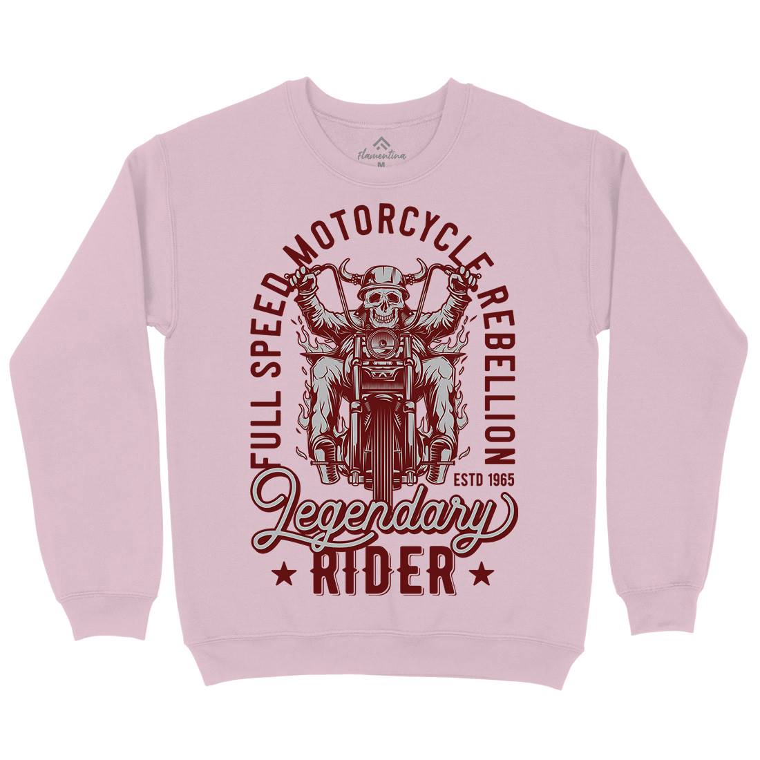 Legendary Kids Crew Neck Sweatshirt Motorcycles B856