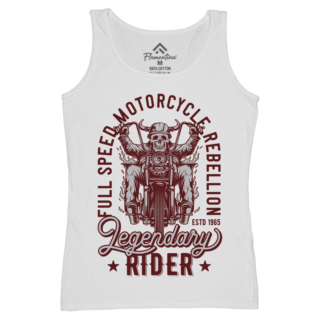 Legendary Womens Organic Tank Top Vest Motorcycles B856