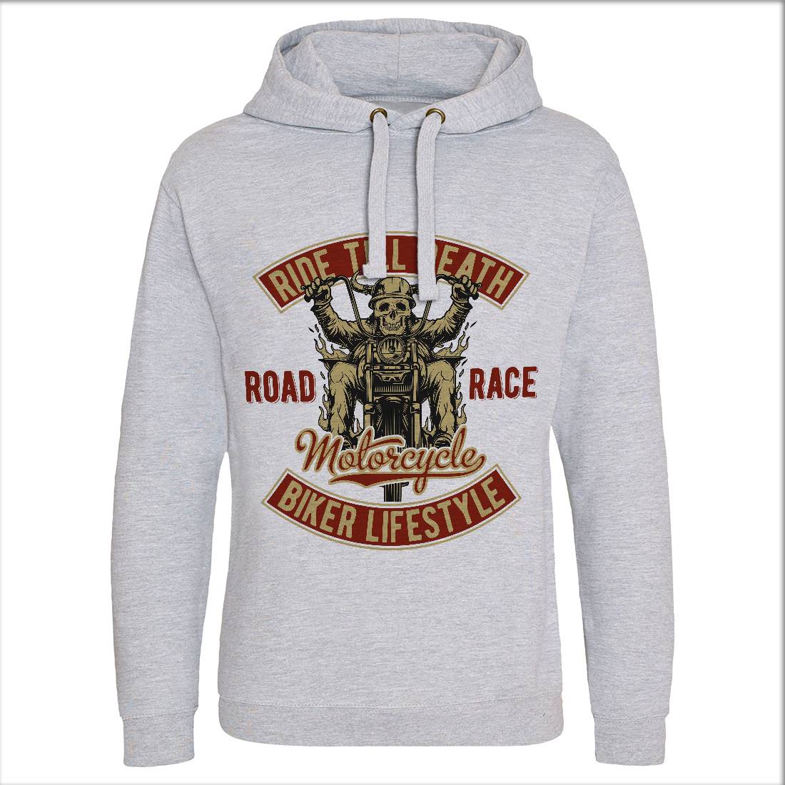 Ride Till Death Mens Hoodie Without Pocket Motorcycles B857