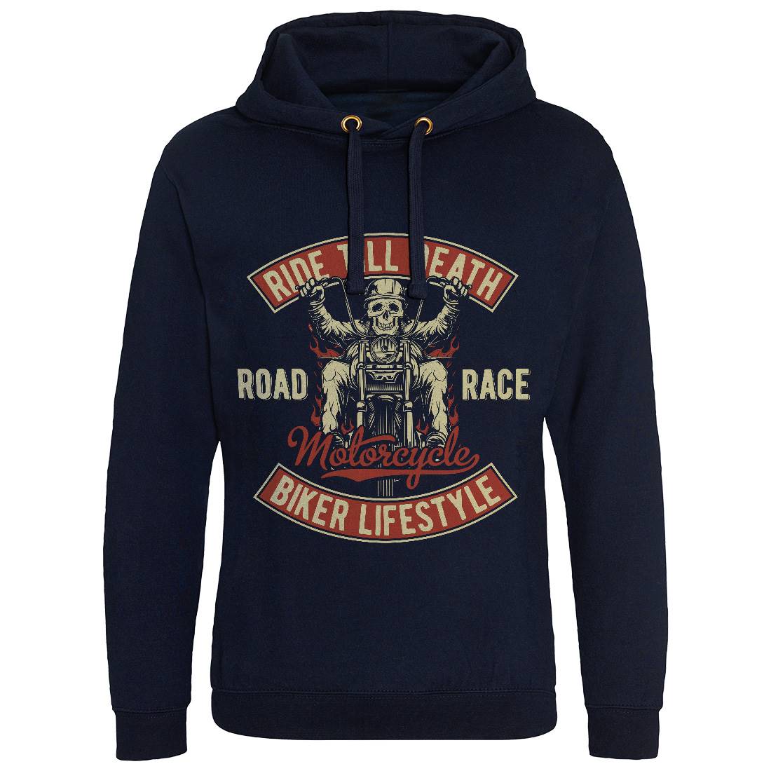 Ride Till Death Mens Hoodie Without Pocket Motorcycles B857