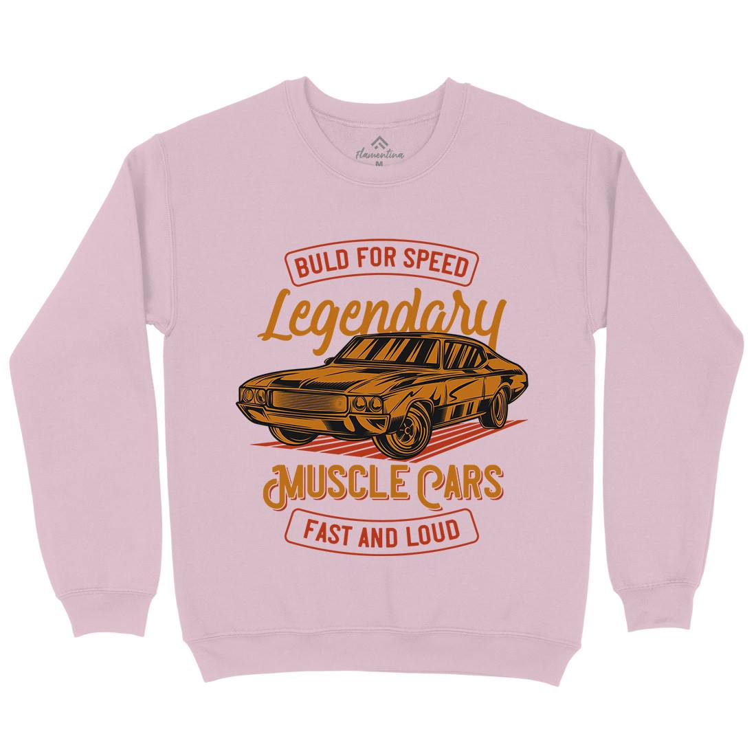 Legendary Muscle Car Kids Crew Neck Sweatshirt Cars B859