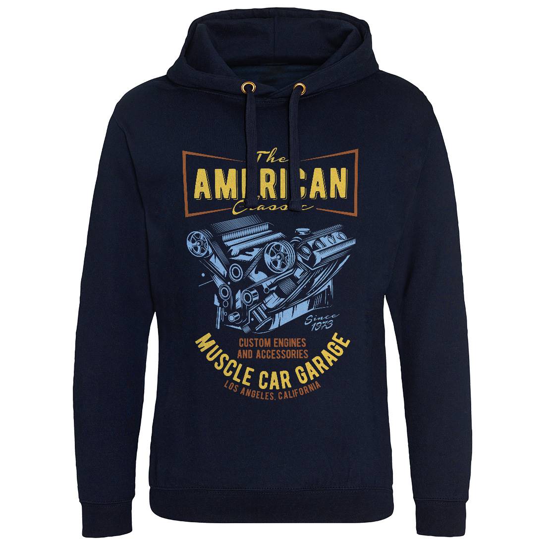 American Muscle Car Mens Hoodie Without Pocket Cars B864