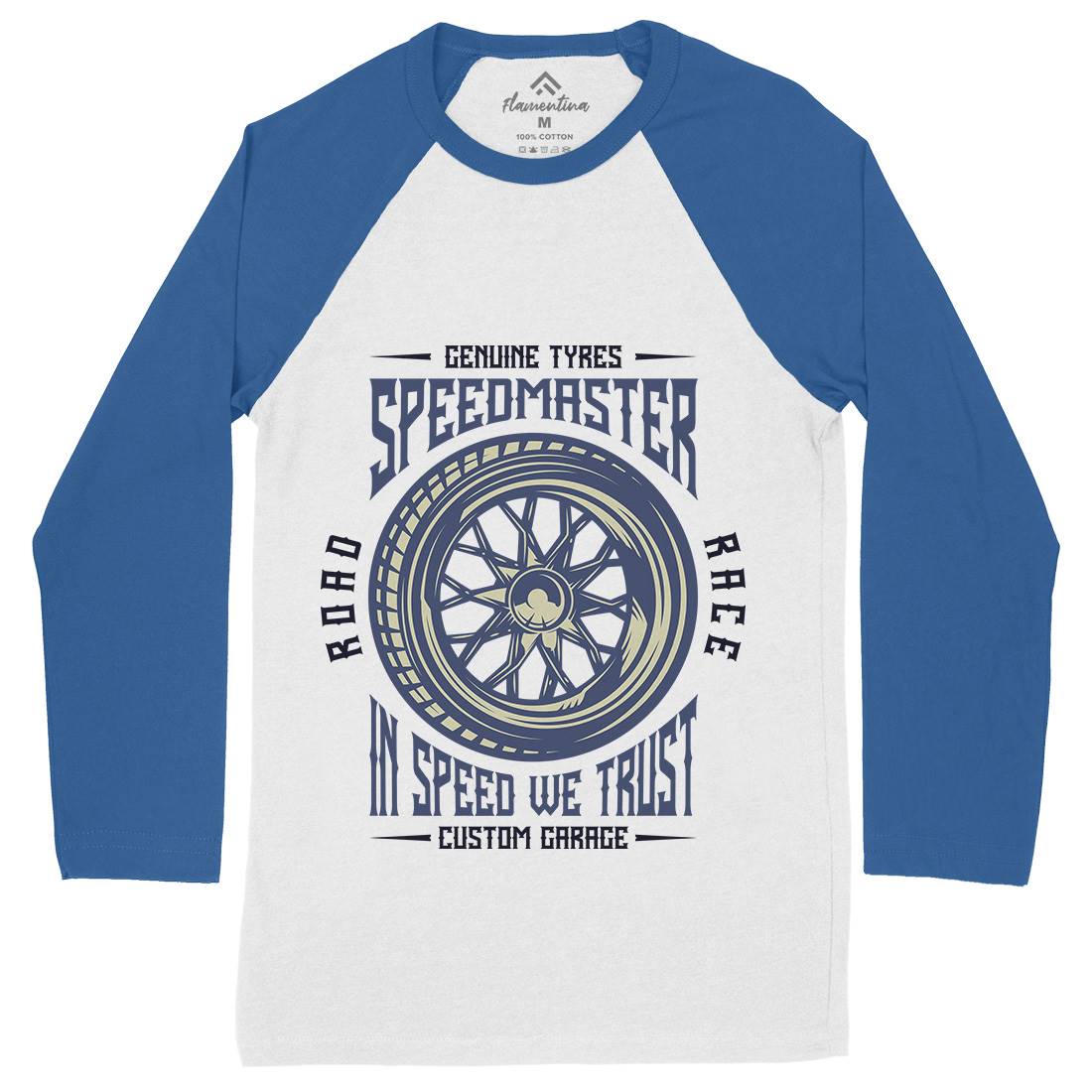 Speedmaster Muscle Car Mens Long Sleeve Baseball T-Shirt Cars B865