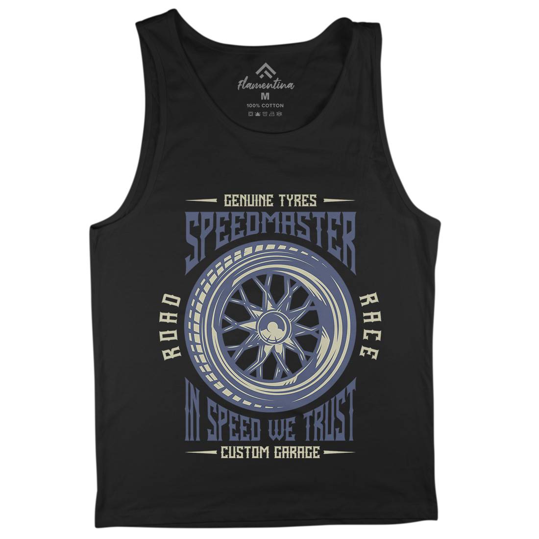 Speedmaster Muscle Car Mens Tank Top Vest Cars B865