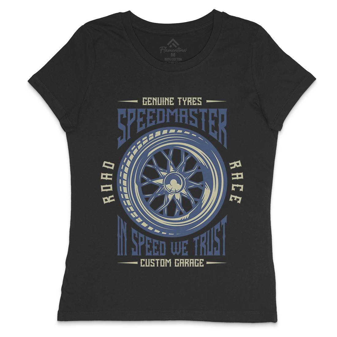 Speedmaster Muscle Car Womens Crew Neck T-Shirt Cars B865