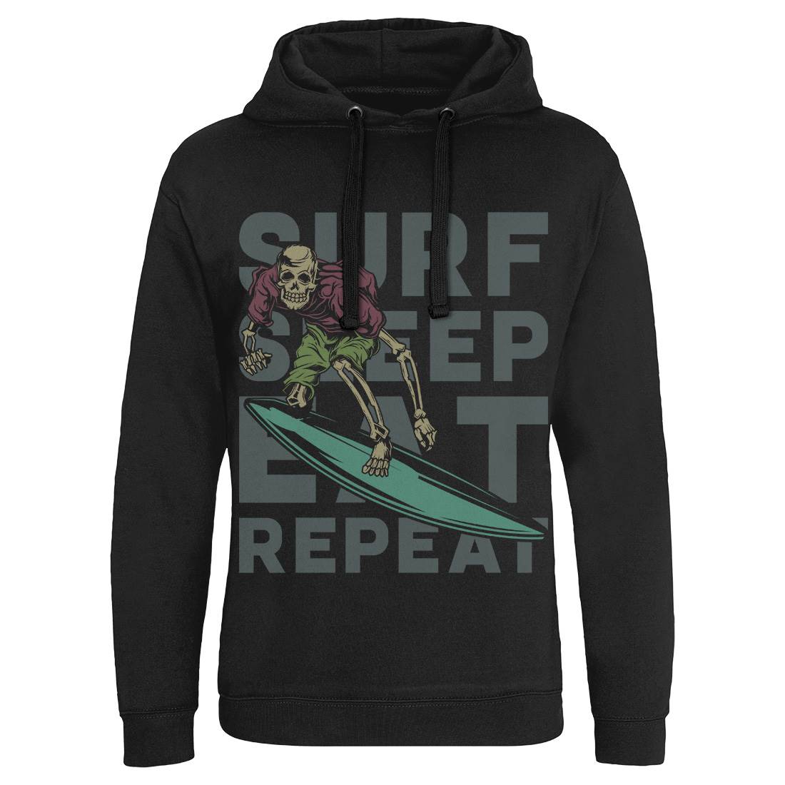 Eat Sleep Surfing Mens Hoodie Without Pocket Surf B867