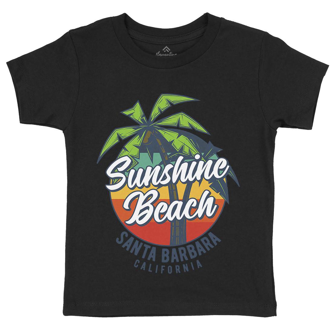 Sunshine Surfing Kids Crew Neck T-Shirt Surf B871