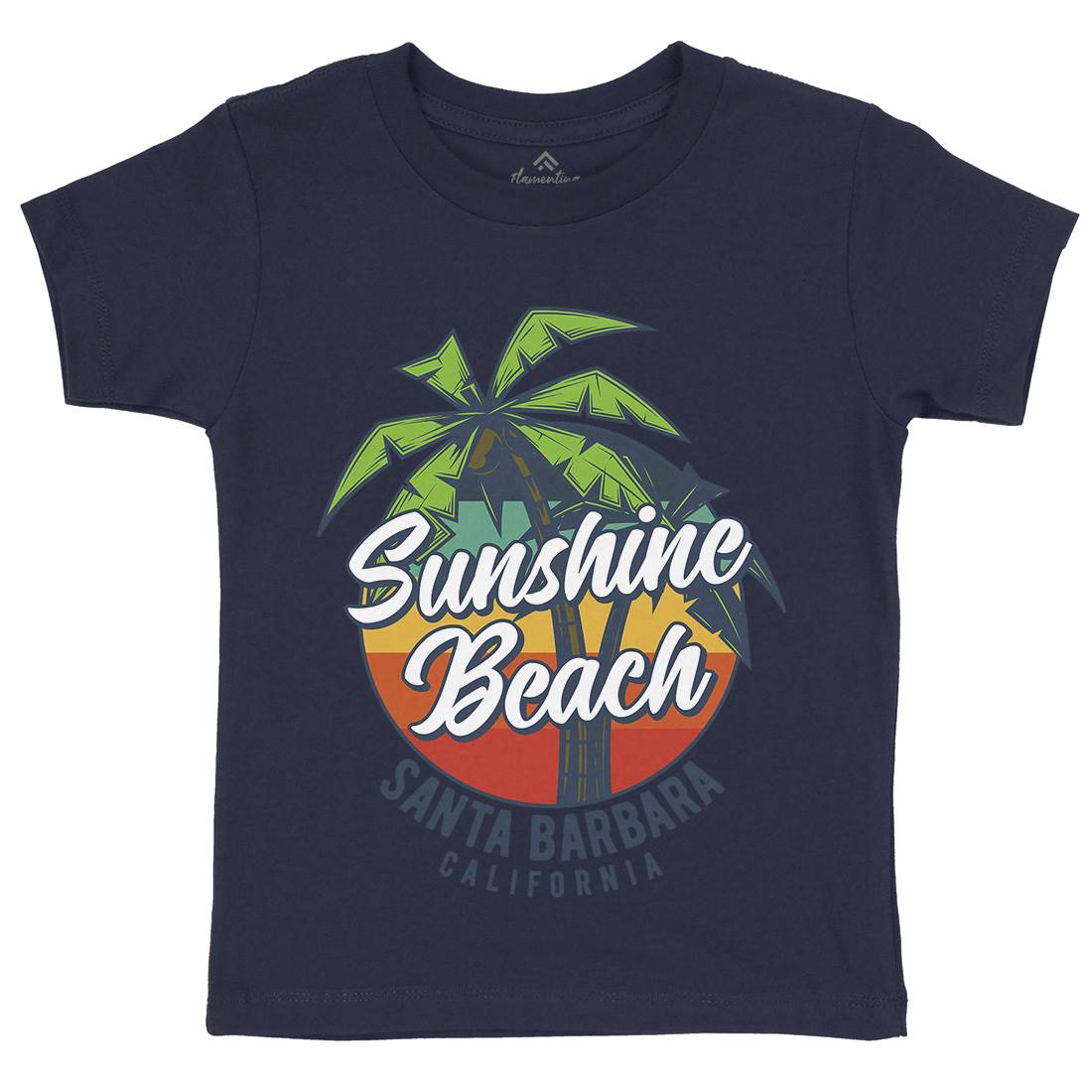 Sunshine Surfing Kids Crew Neck T-Shirt Surf B871
