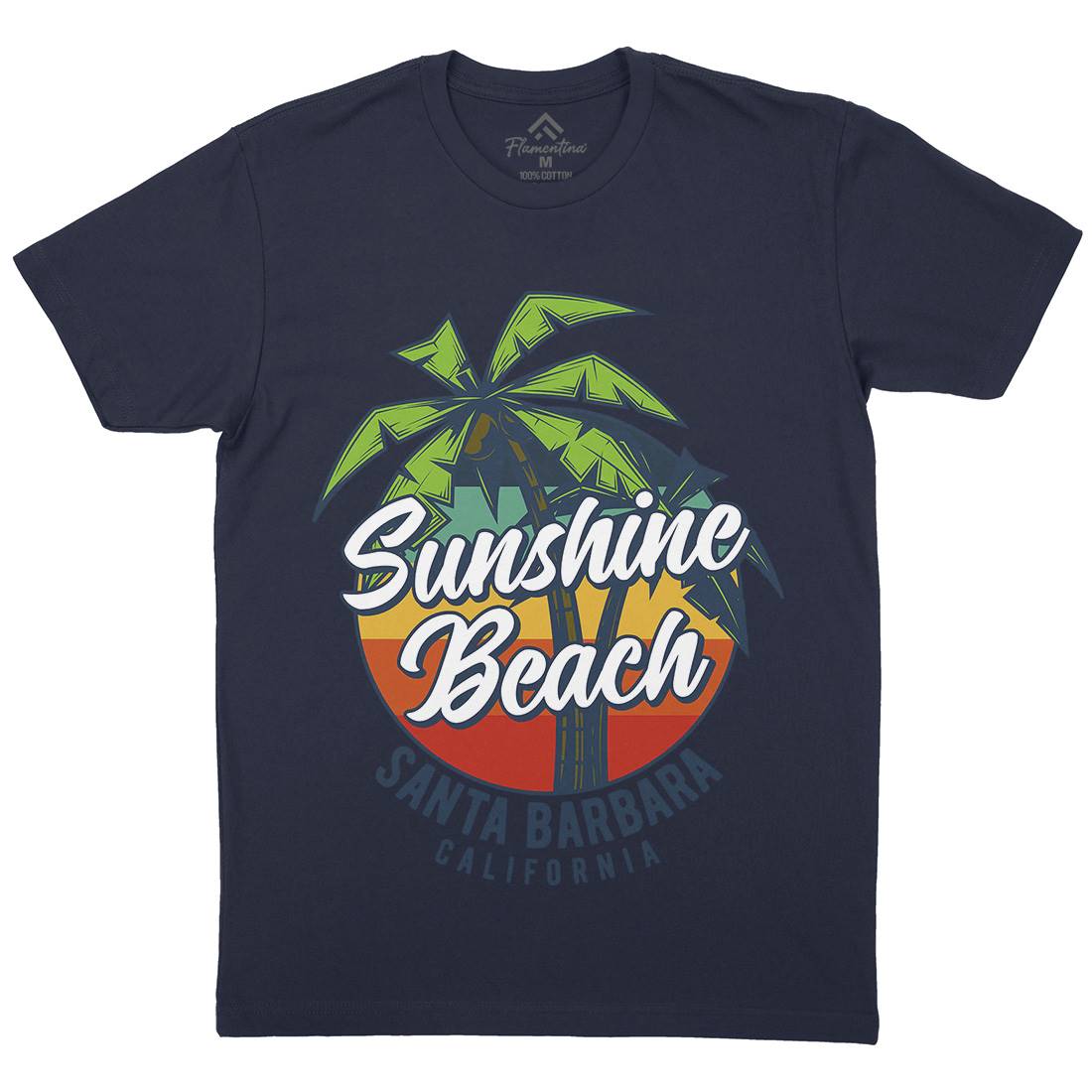 Sunshine Surfing Mens Crew Neck T-Shirt Surf B871