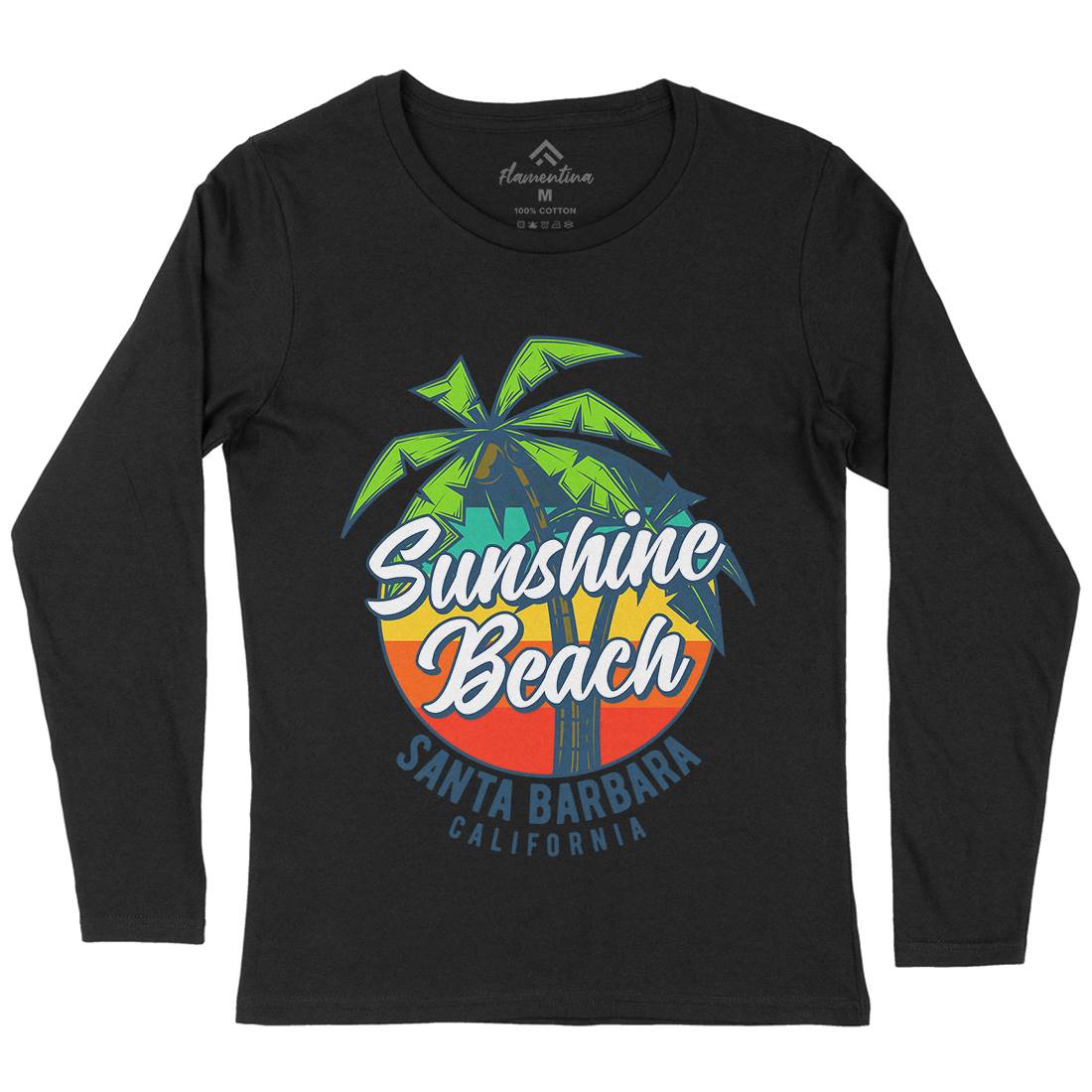 Sunshine Surfing Womens Long Sleeve T-Shirt Surf B871