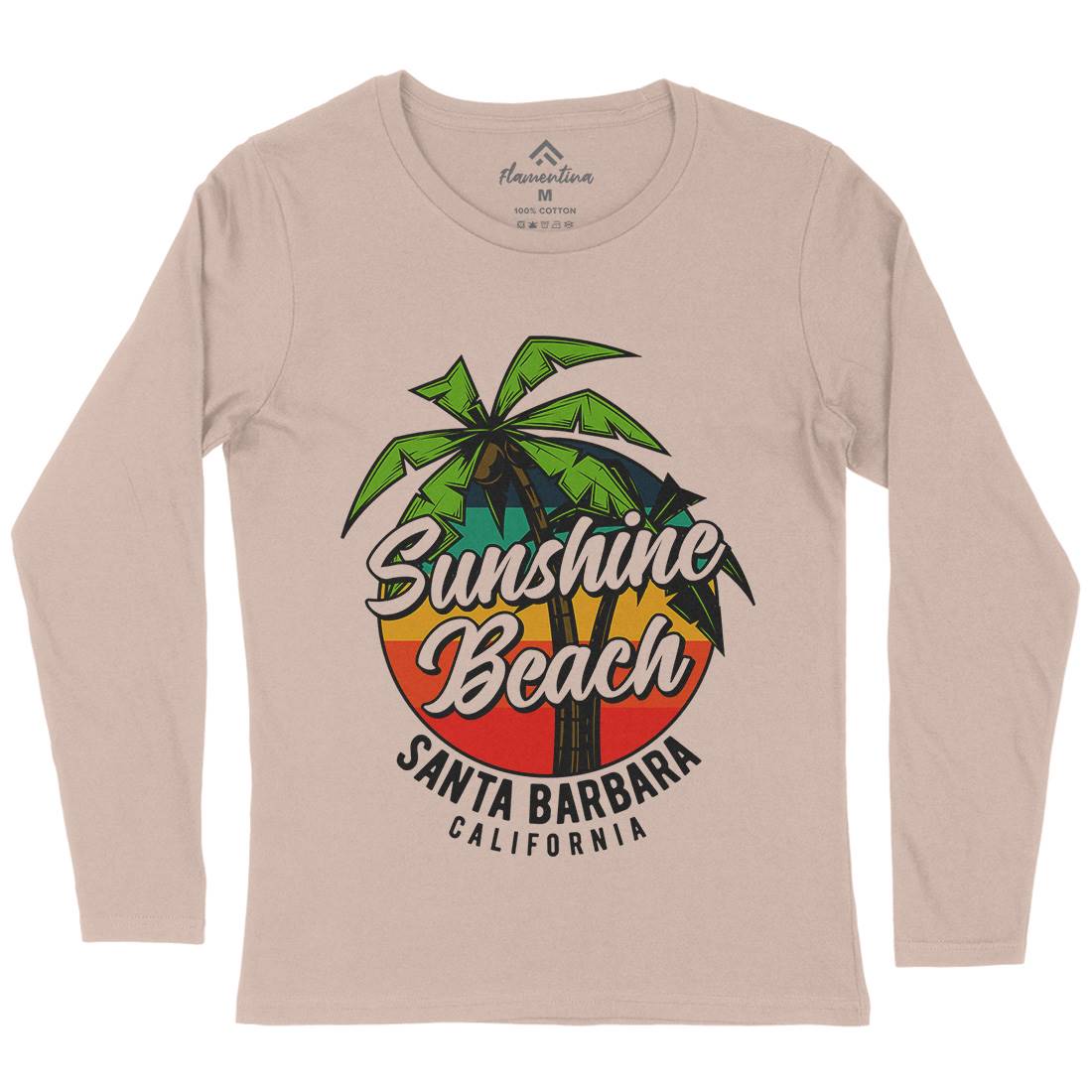 Sunshine Surfing Womens Long Sleeve T-Shirt Surf B871