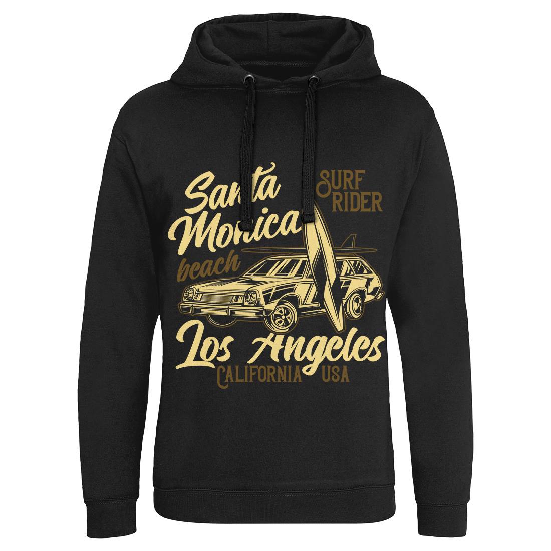 California Surfing Mens Hoodie Without Pocket Surf B873