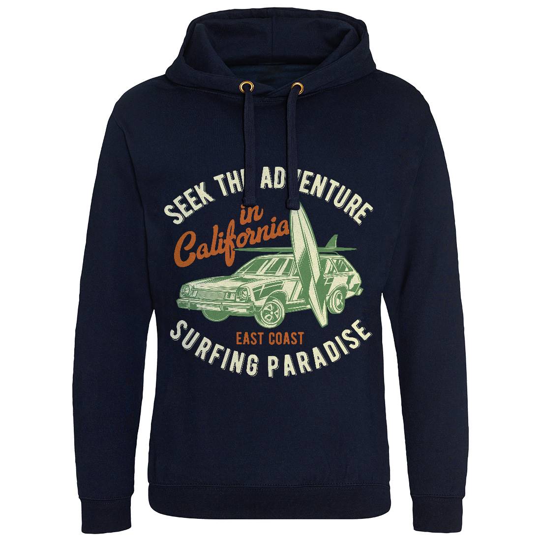 Paradise Surfing Mens Hoodie Without Pocket Surf B874