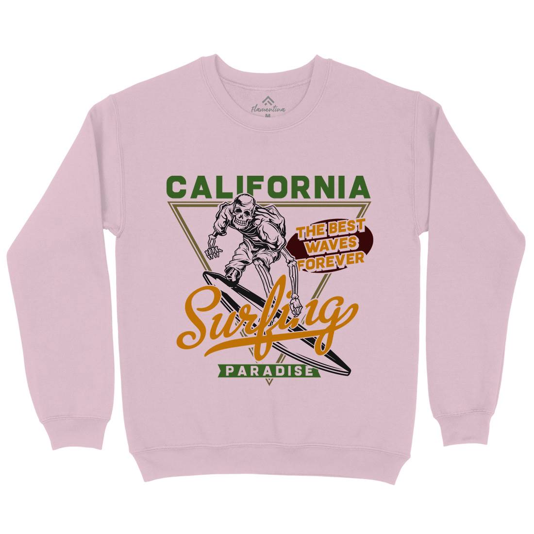 California Surfing Kids Crew Neck Sweatshirt Surf B875