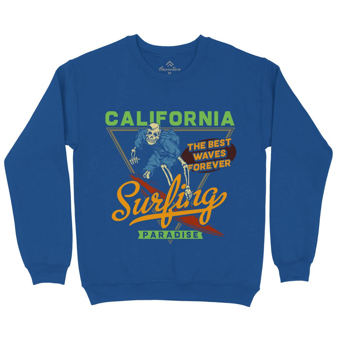 California Surfing Kids Crew Neck Sweatshirt Surf B875