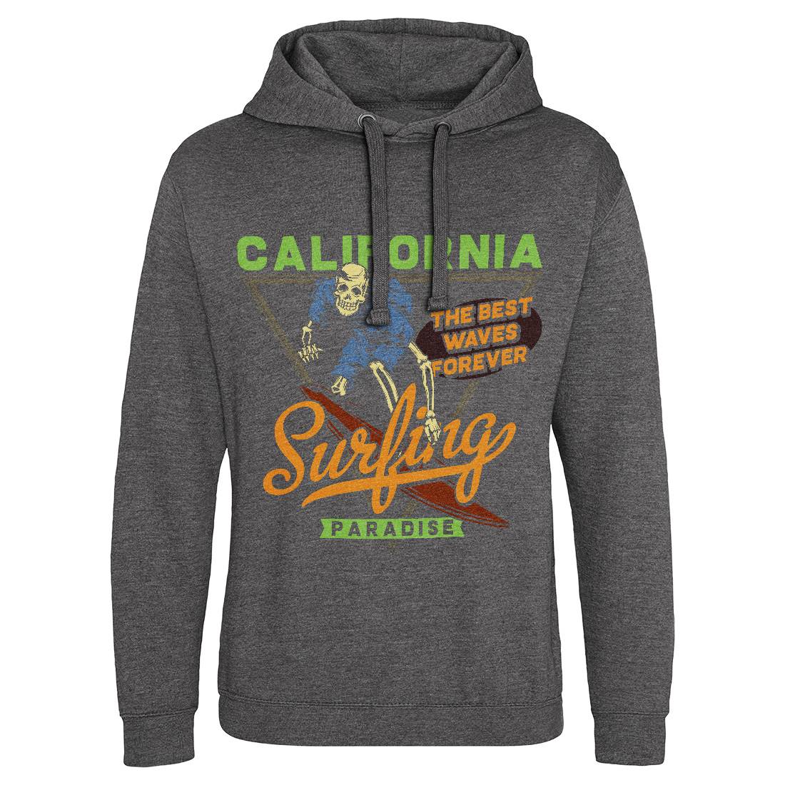 California Surfing Mens Hoodie Without Pocket Surf B875