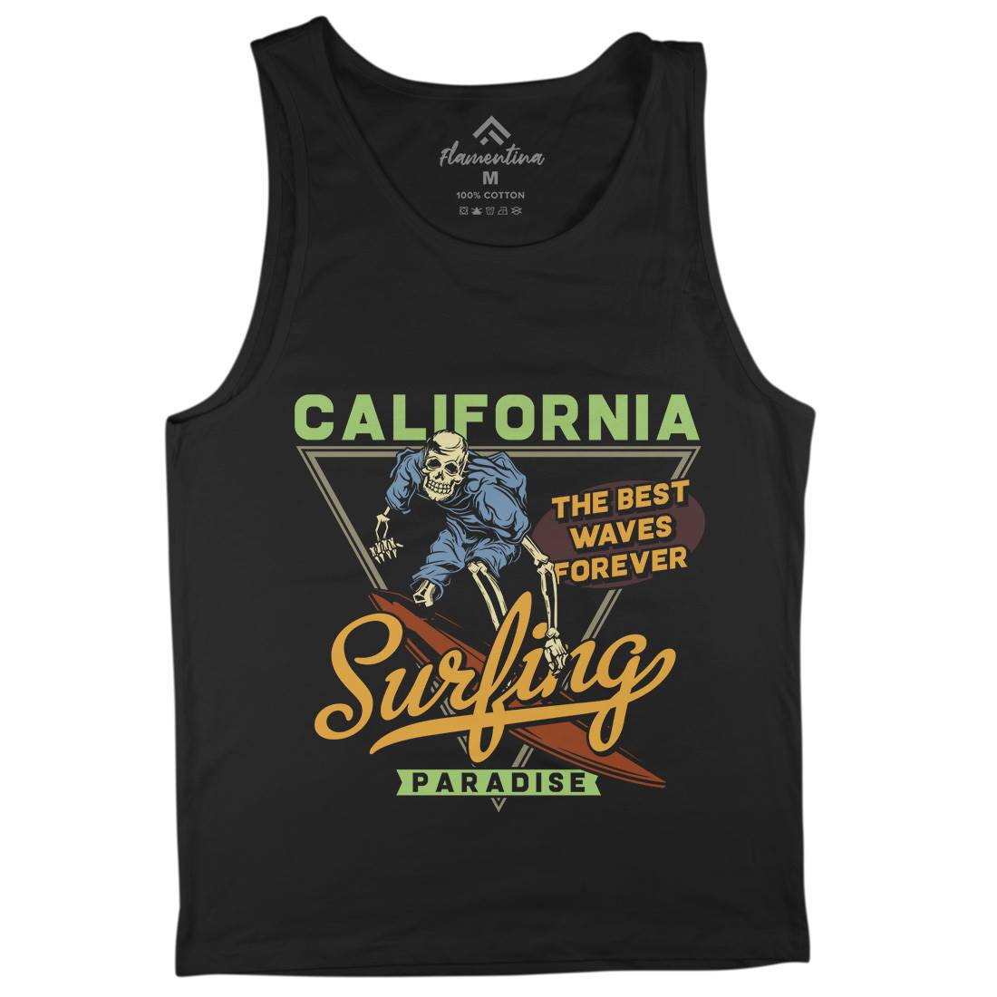 California Surfing Mens Tank Top Vest Surf B875