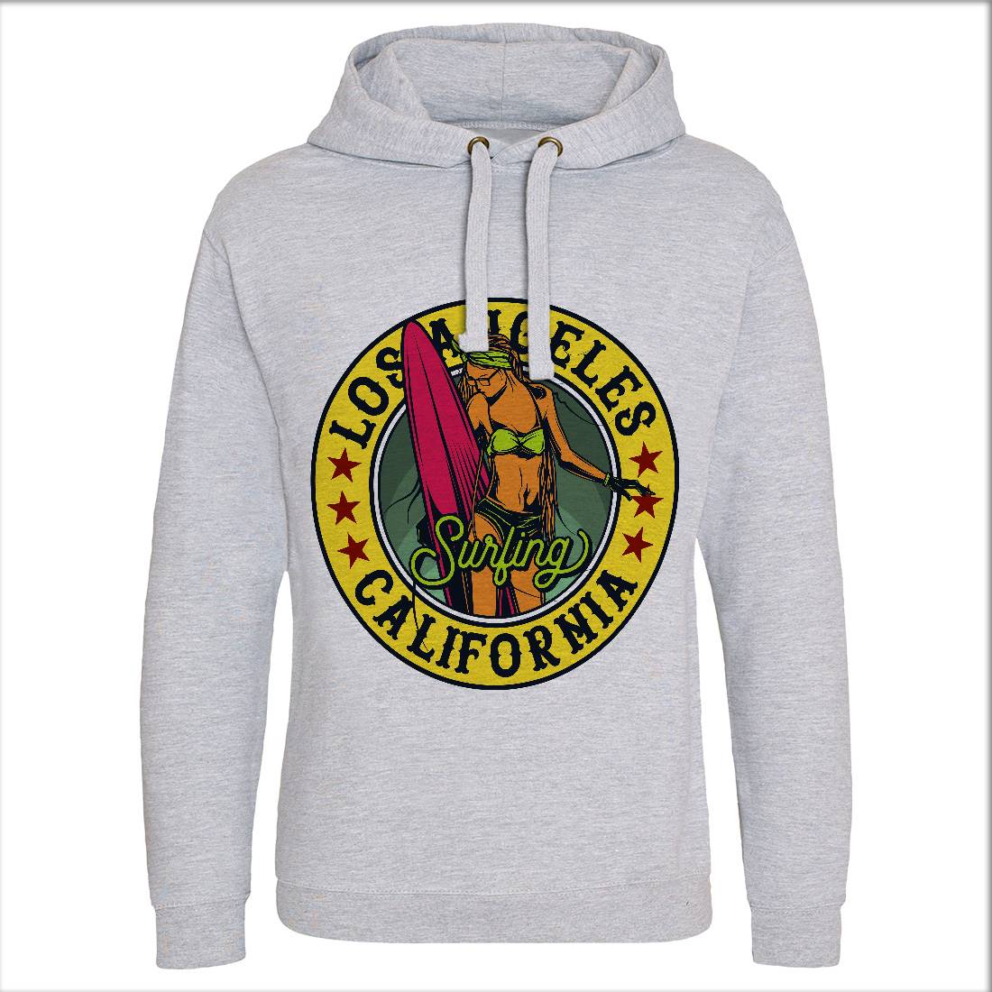California Surfing Mens Hoodie Without Pocket Surf B878