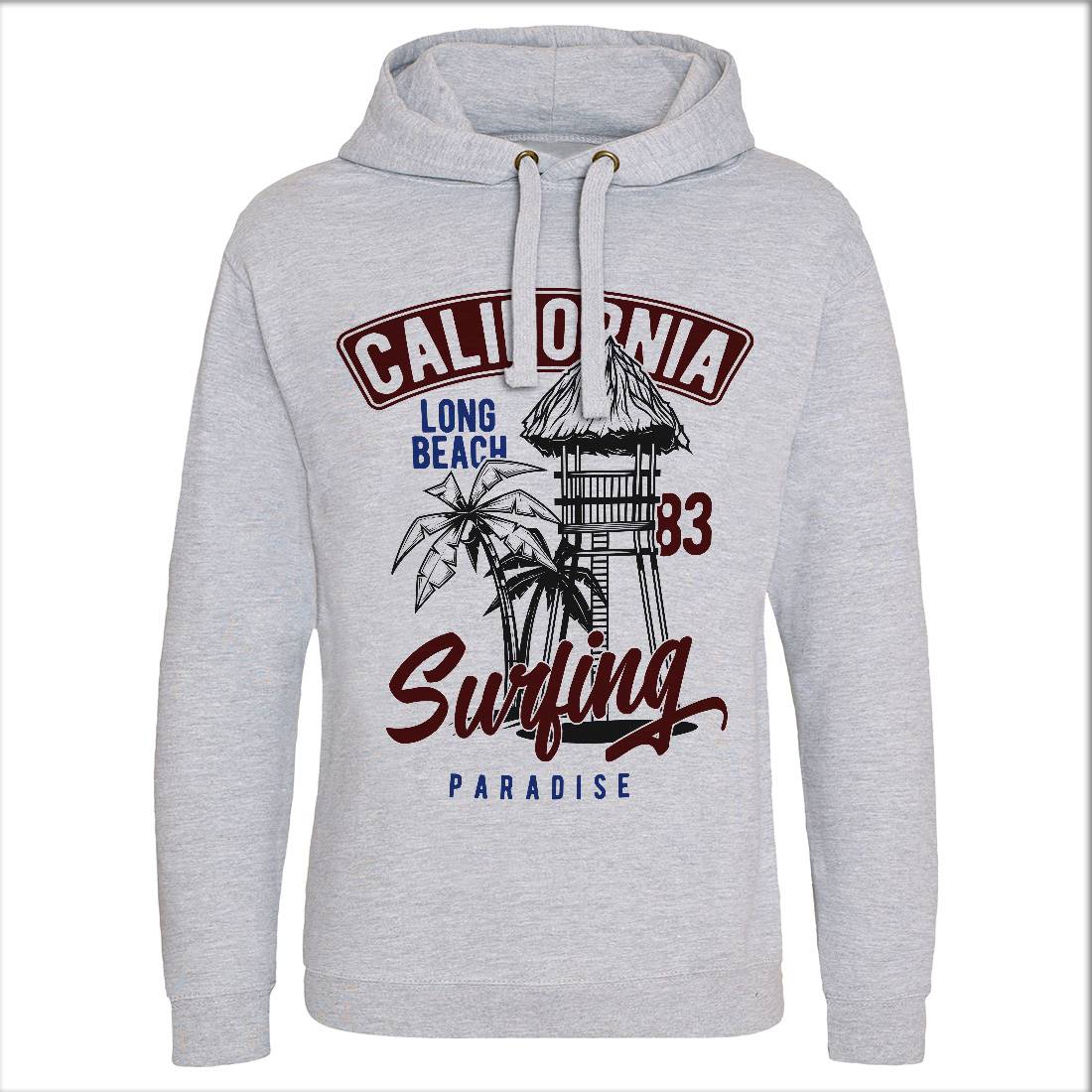 California Surfing Mens Hoodie Without Pocket Surf B882