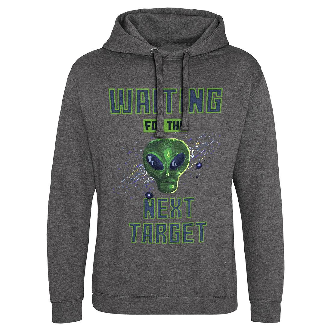 Alien Attack Mens Hoodie Without Pocket Space B884