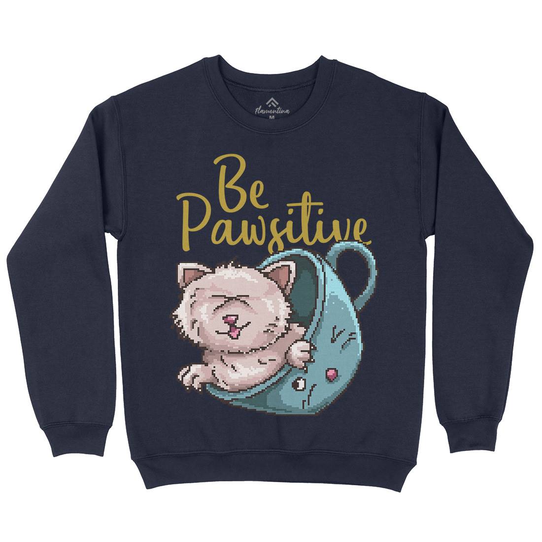 Be Pawsitive Kids Crew Neck Sweatshirt Animals B885