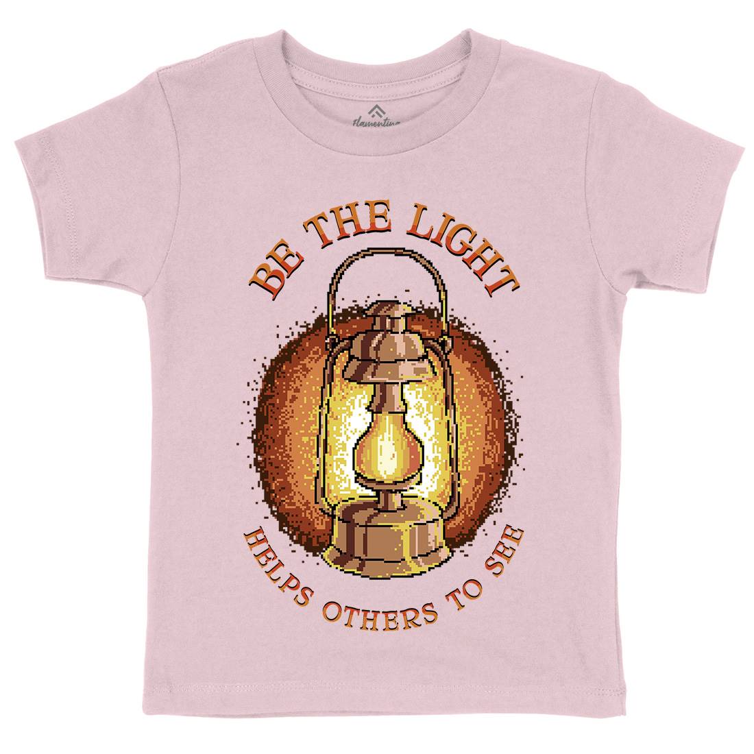 Be The Light Kids Crew Neck T-Shirt Retro B886