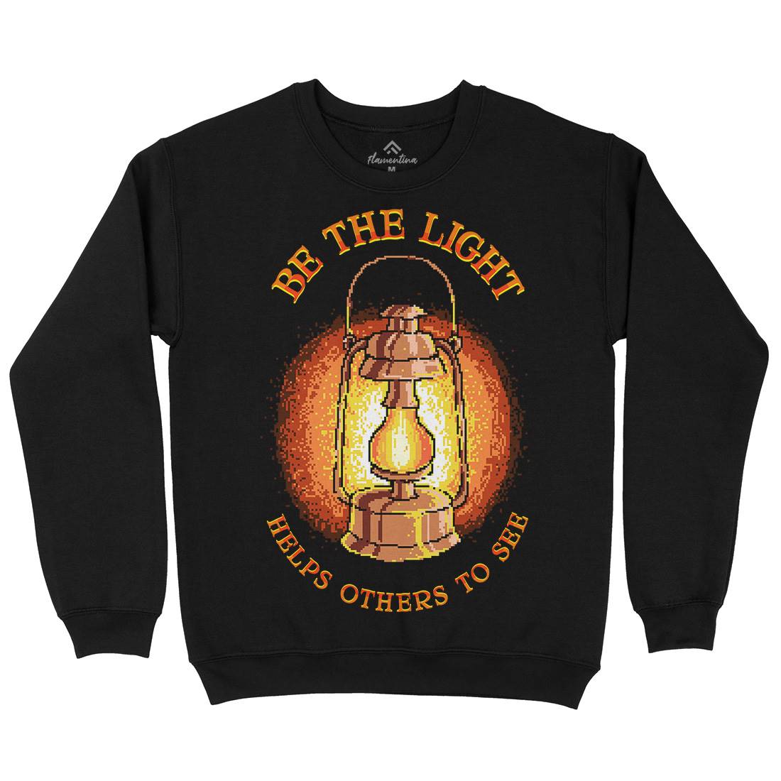 Be The Light Kids Crew Neck Sweatshirt Retro B886