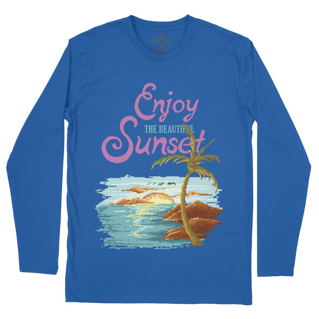 Beautiful Sunset Mens Long Sleeve T-Shirt Nature B887